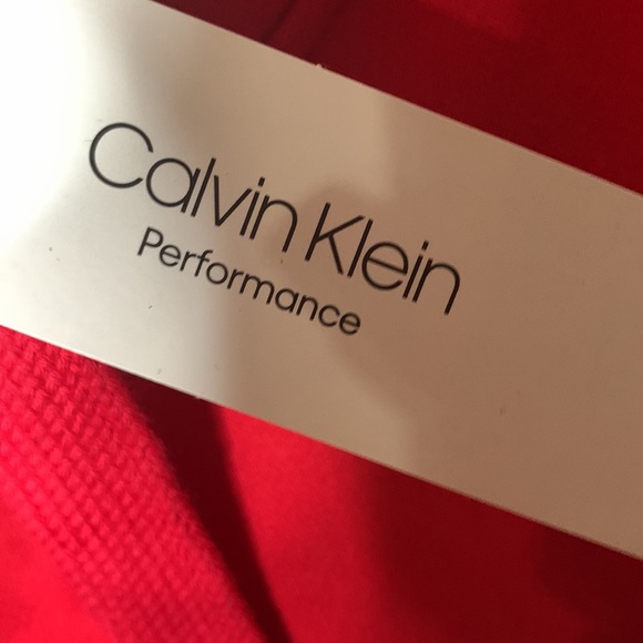 NWT Calvin Klein Performance Red Sweatshirt Size Large - Picture 10 of 11